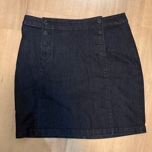 Loft tall Classic Dark Denim Skirt